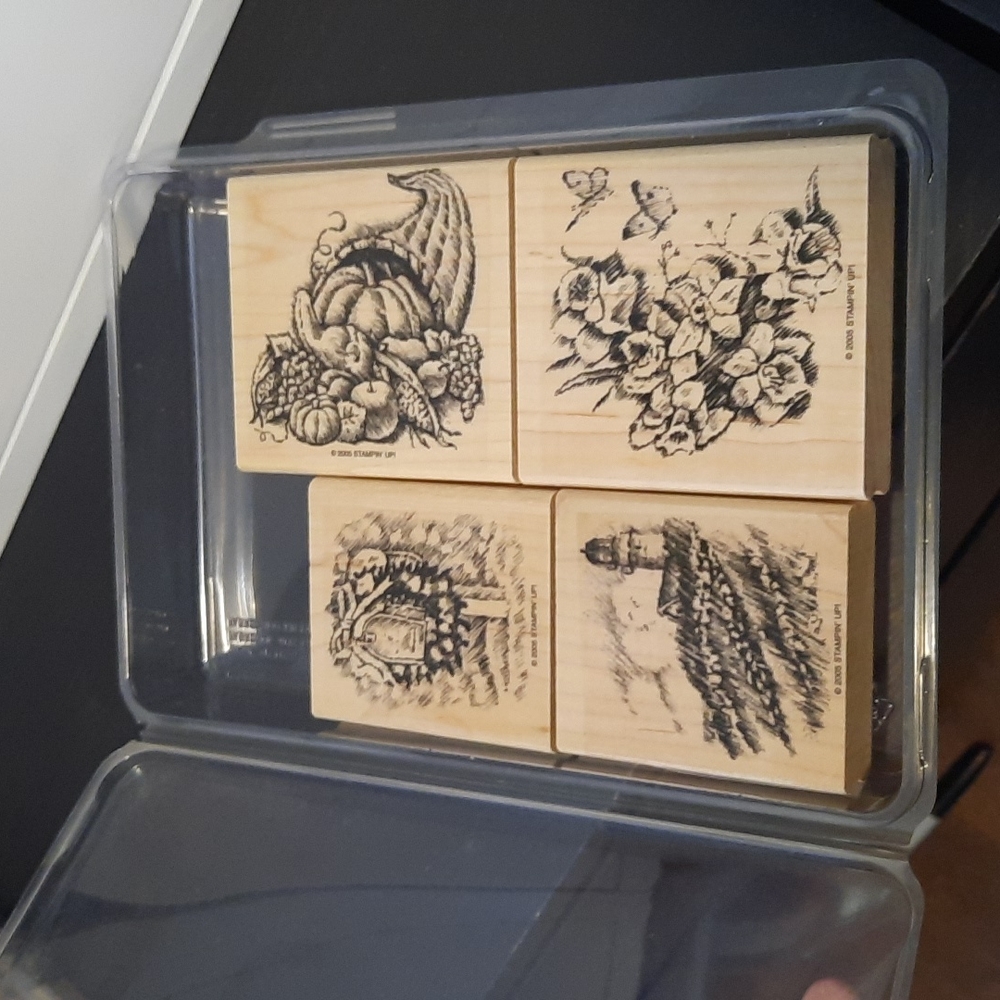 Always on my Mind rubber  mount stampin up set